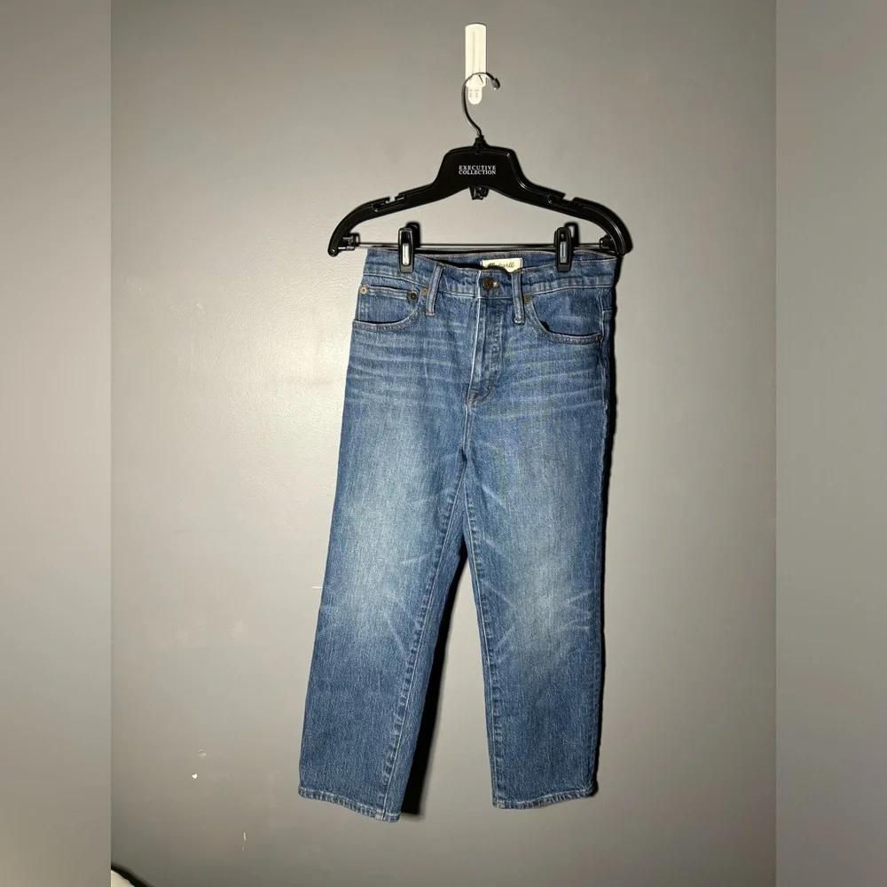 Madewell Classic Straight Jeans in Coldbrook Wash Size 25 - Picture 2 of 5